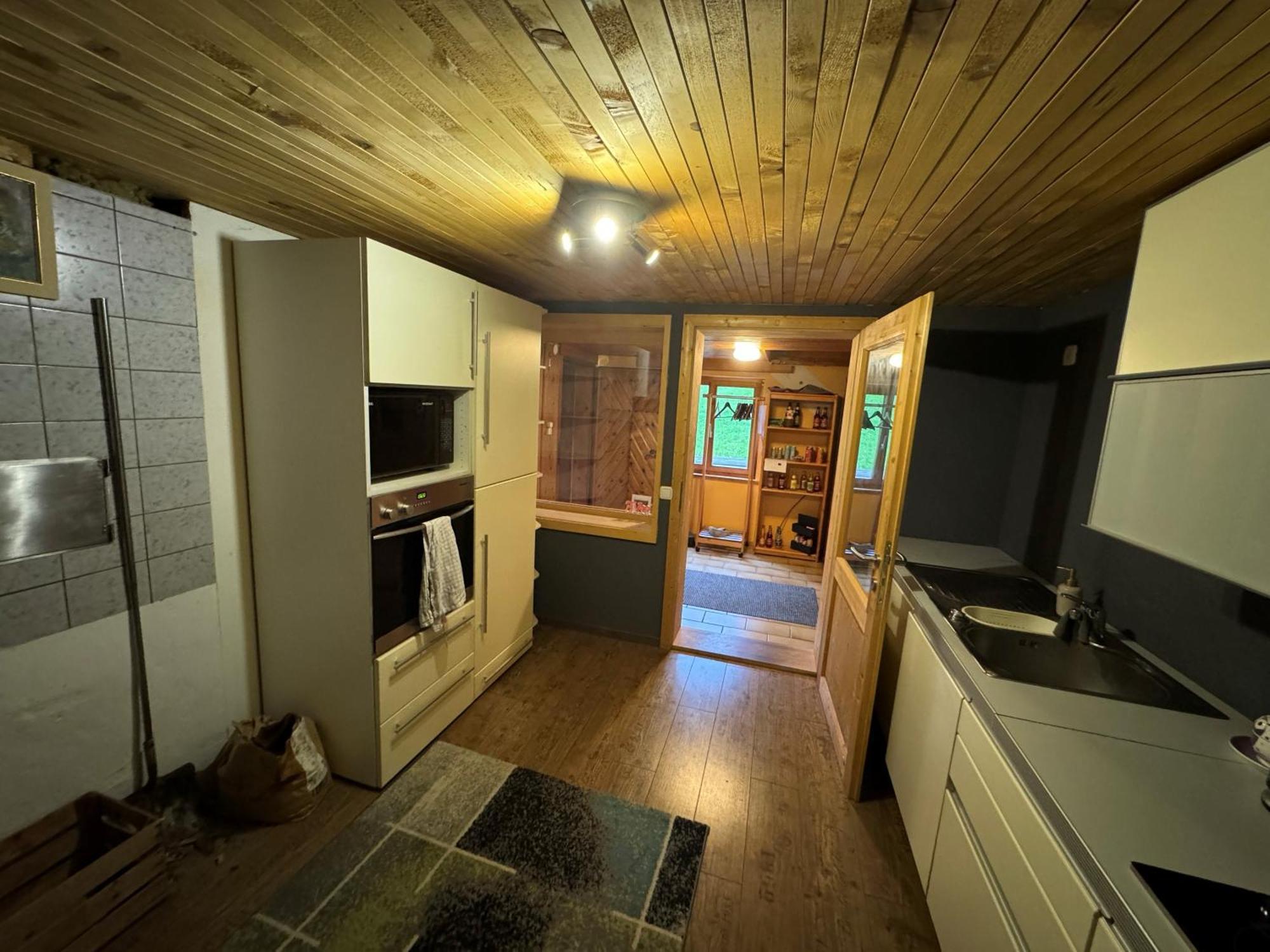 Freundliche 2-Zimmer-Erdgeschosswohnung Mit Garten In Seeberg Sonntag Extérieur photo